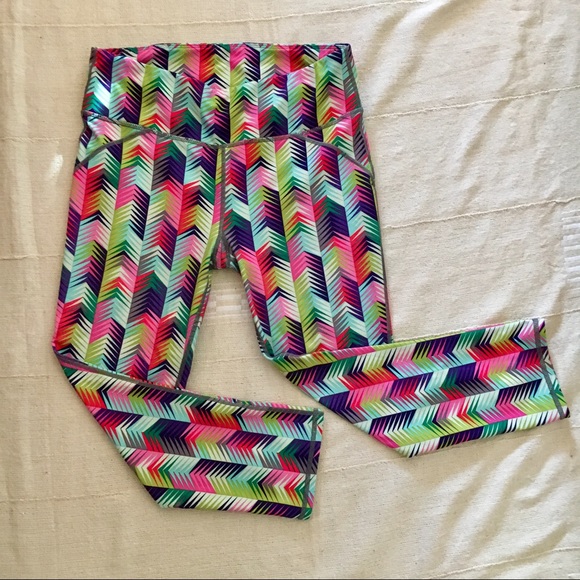 Fabletics Pants - Fabletics multicolored athletic stretch leggings S